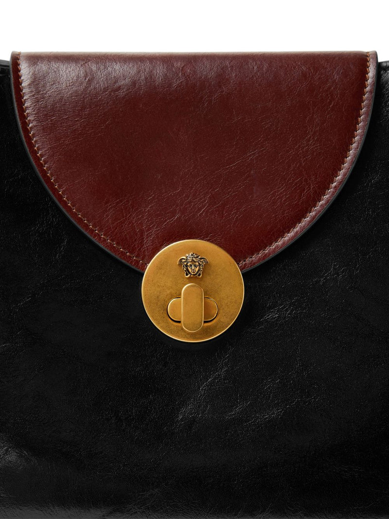 Versace Vivian Leather East/west Shoulder Bag | Urbalenti™ NYC
