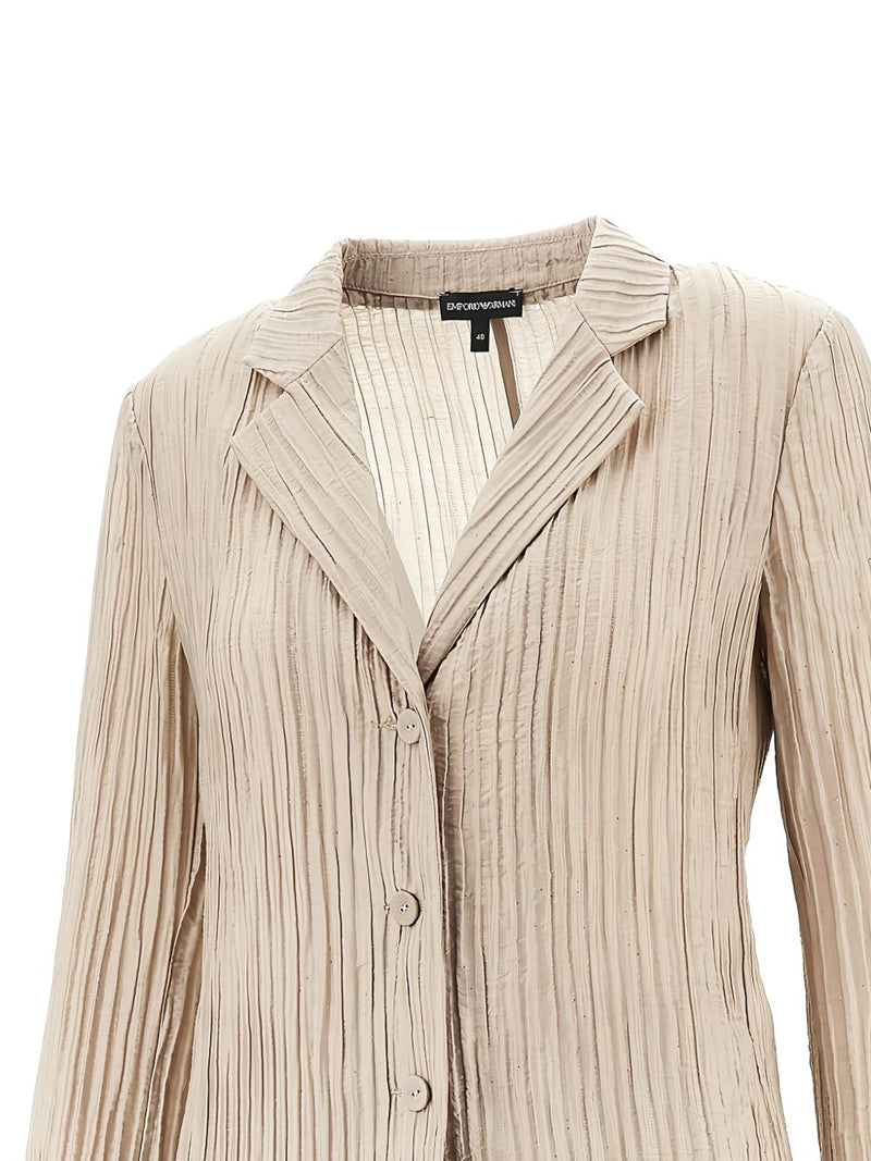 Emporio Armani Single-breasted blazer jacket | Urbalenti™ NYC