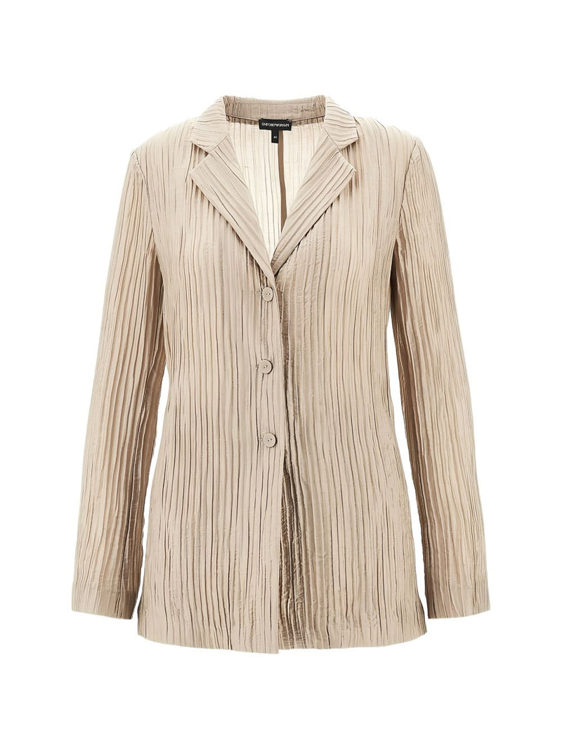 Emporio Armani Single-breasted blazer jacket | Urbalenti™ NYC