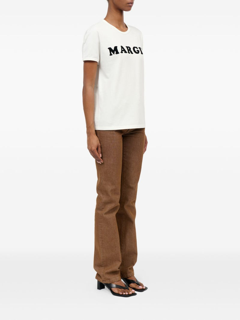MM6 Maison Margiela Logo cotton t-shirt Variant 9 | Urbalenti™ NYC