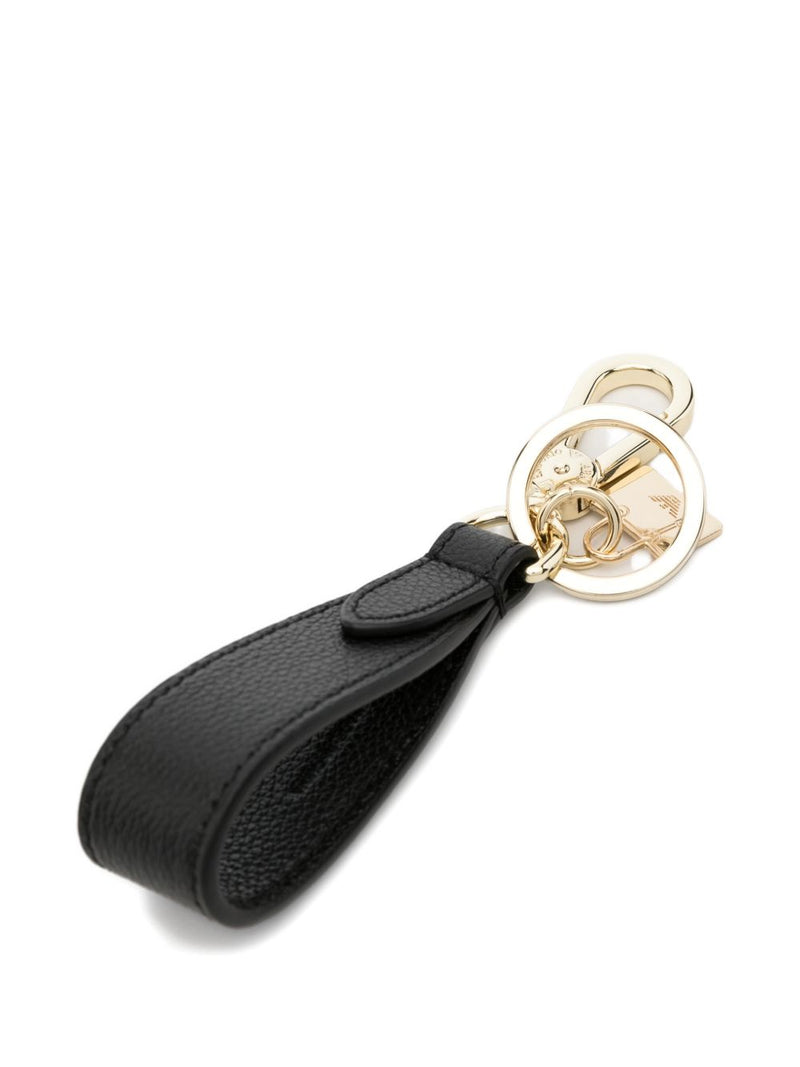 Emporio Armani Leather keyring | Urbalenti™ NYC