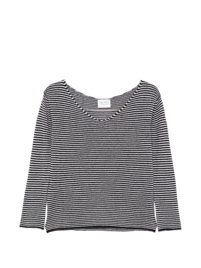 Beyou Beyou V-neck long sleeves Cashmere v-necked sweater