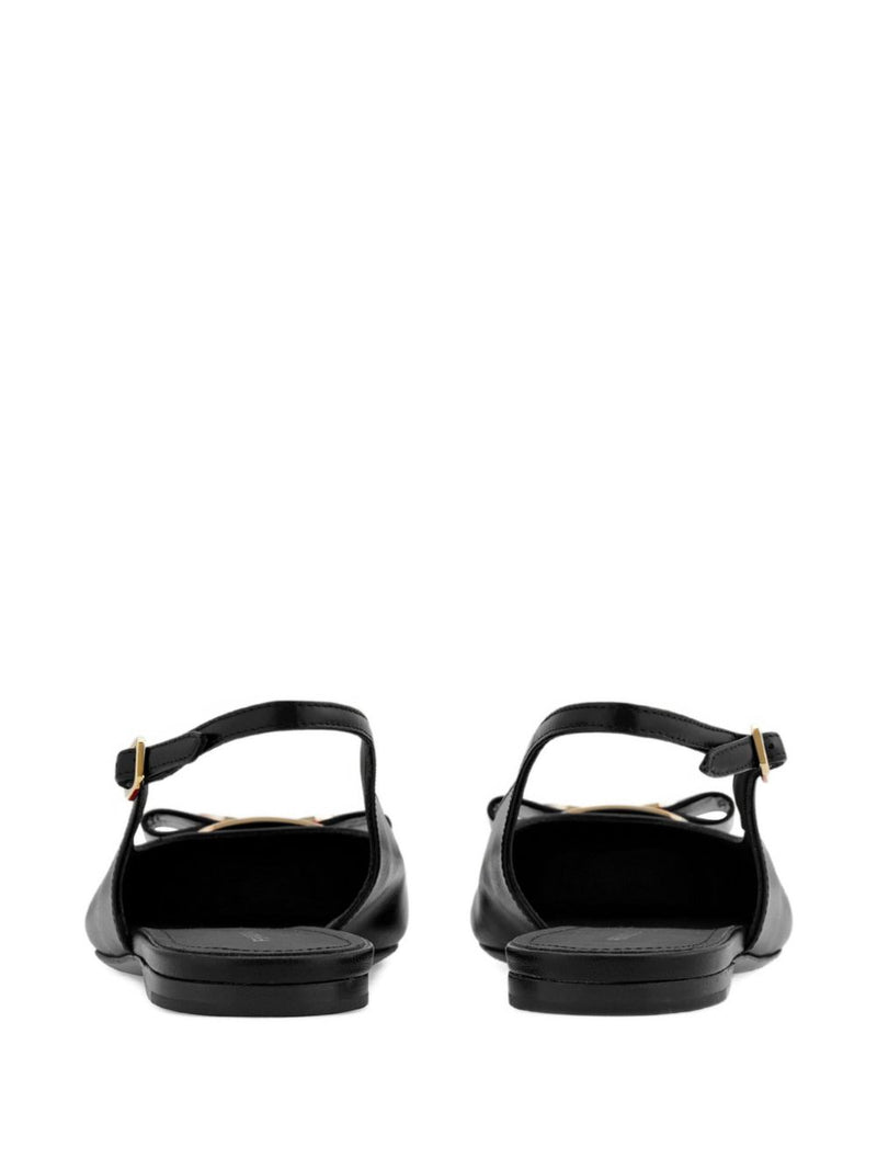 Ferragamo Ferragamo New Vara Plate Flat Slingback