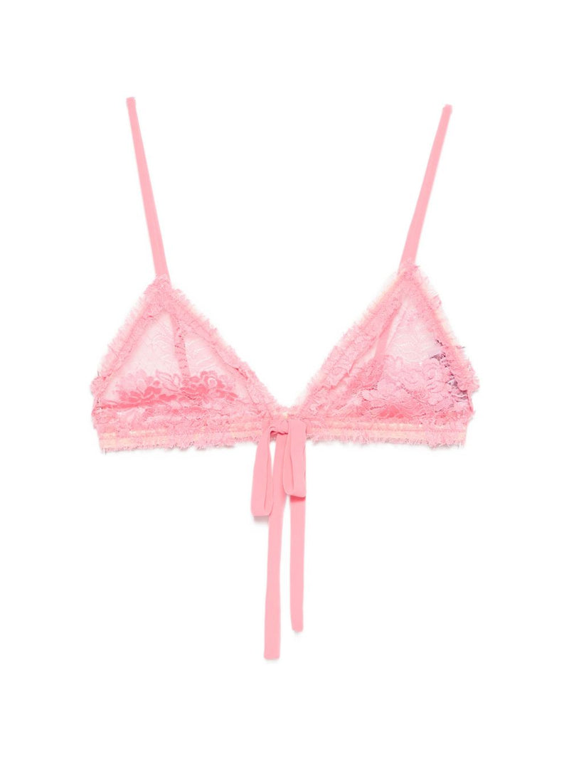 The Attico Lace triangle bra | Urbalenti™ NYC