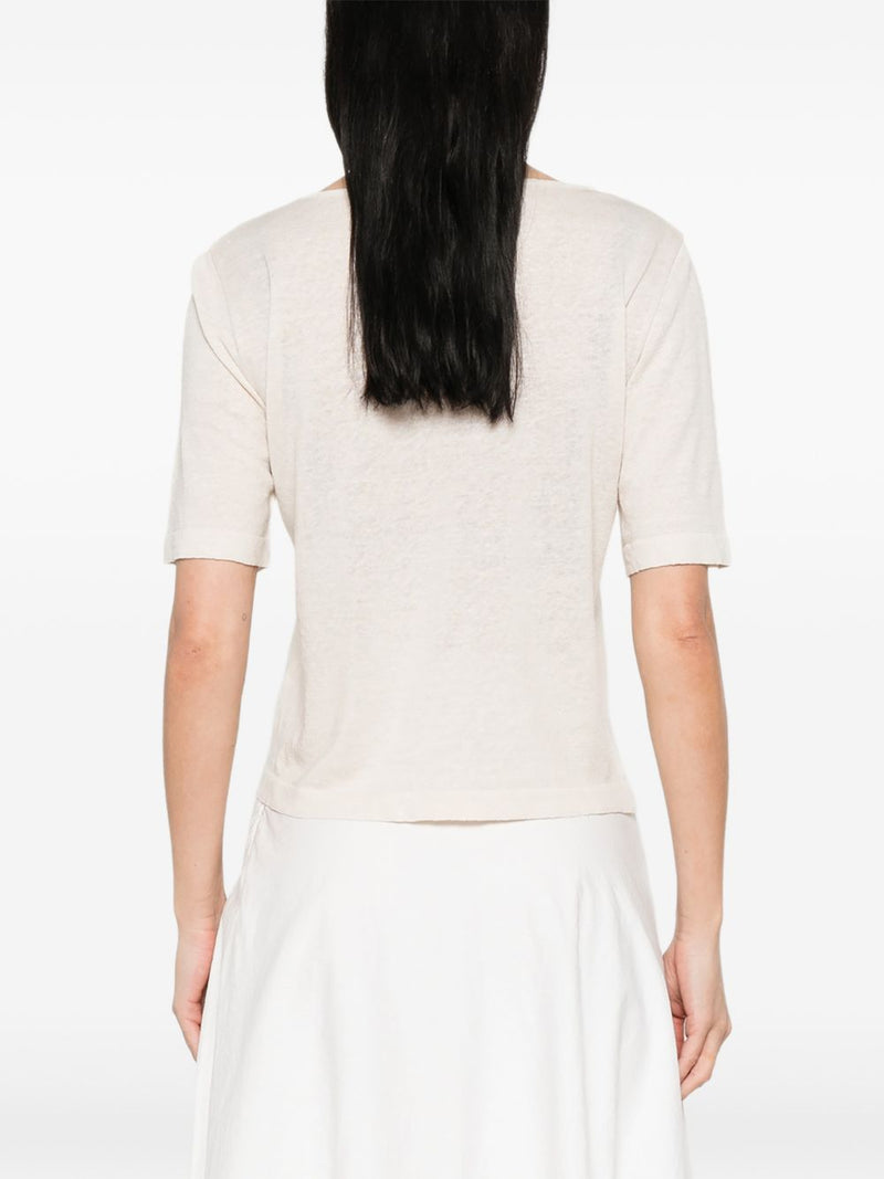 Base Base Linen and cotton blend sweater