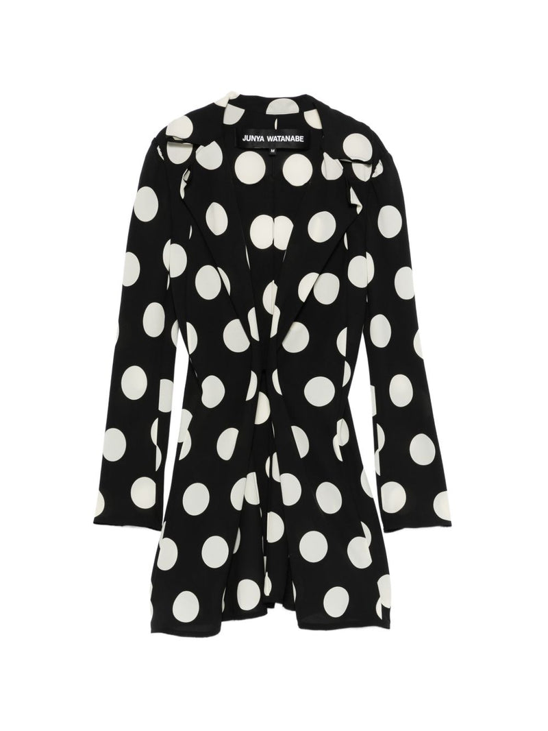 Junya Watanabe Junya Watanabe Dotted single-breasted jacket