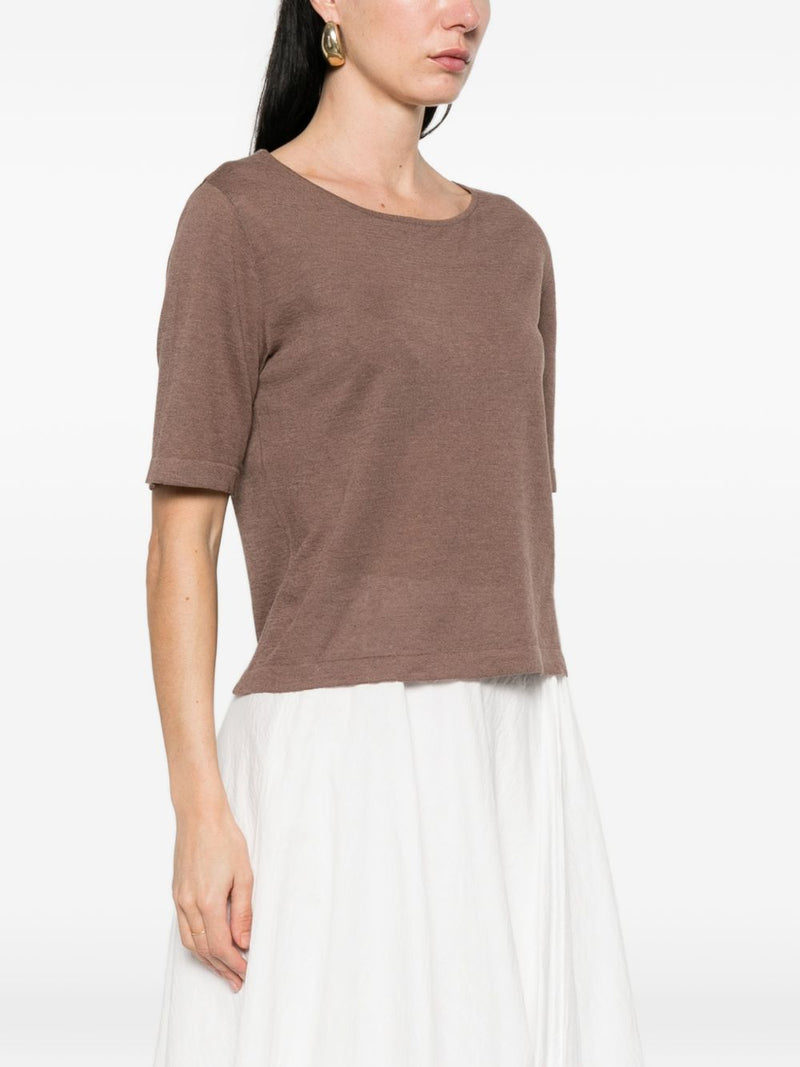 Base Base Linen and cotton blend sweater