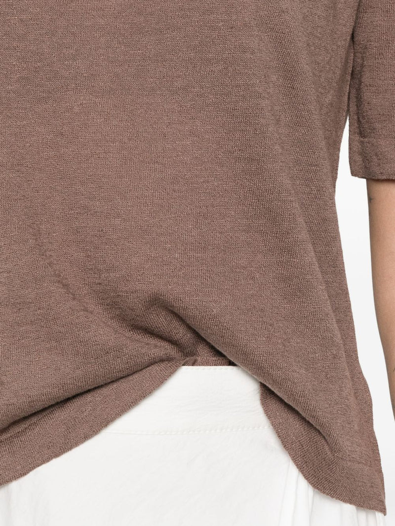Base Base Linen and cotton blend sweater
