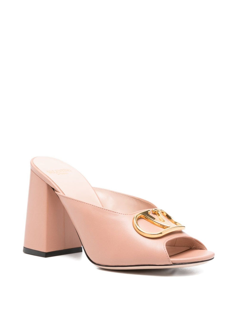 Valentino Garavani Valentino Garavani VLogo Signature leather mules.