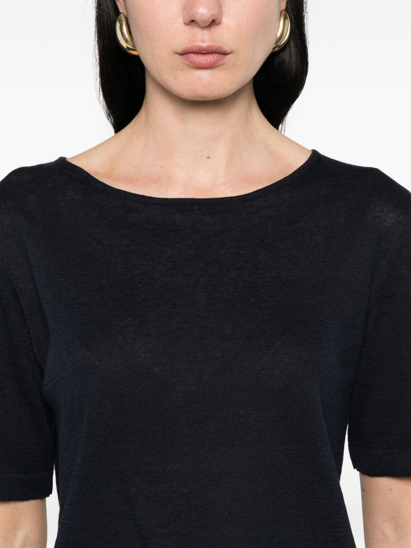 Base Base Linen and cotton blend sweater