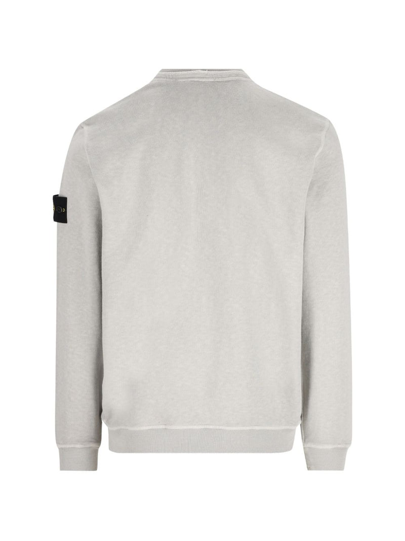 Stone Island Logo cotton sweatshirt | Urbalenti™ NYC