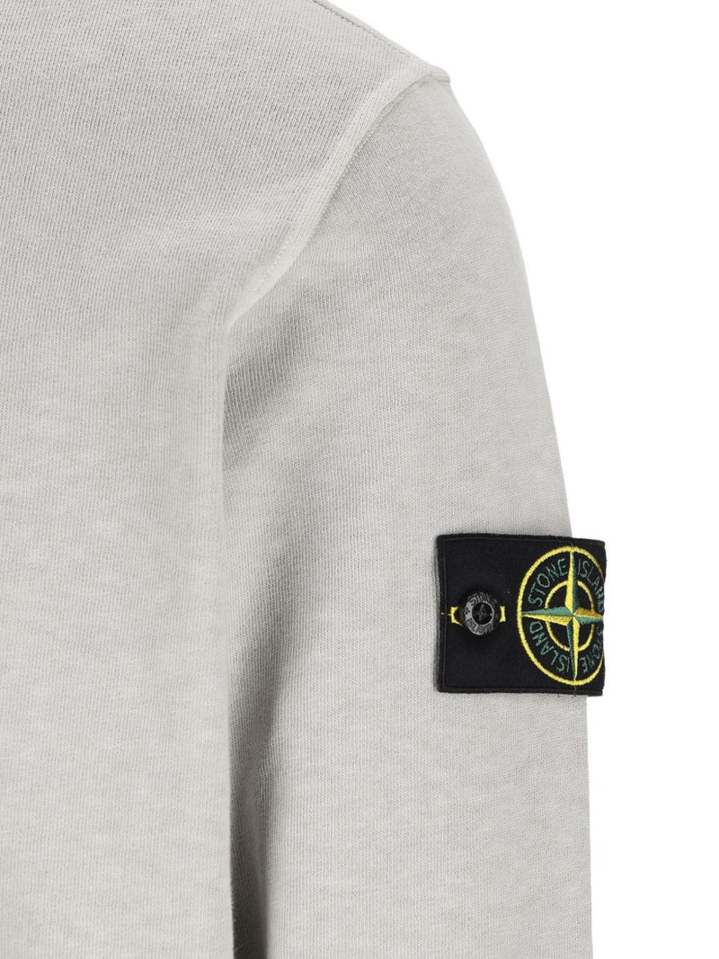 Stone Island Logo cotton sweatshirt | Urbalenti™ NYC