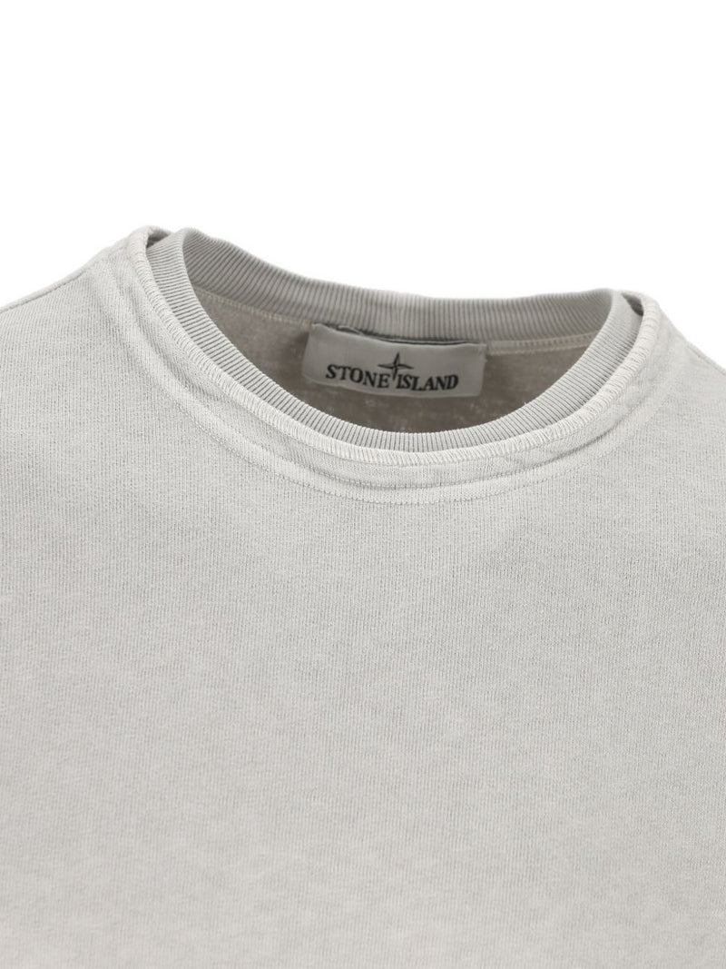 Stone Island Logo cotton sweatshirt | Urbalenti™ NYC