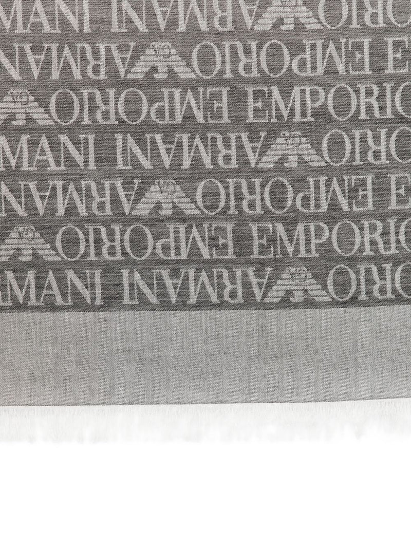 Emporio Armani Allover logo stole | Urbalenti™ NYC