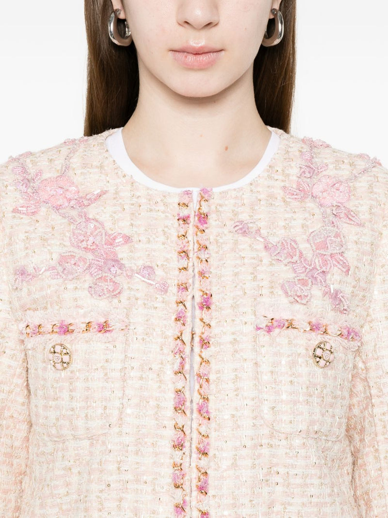 MINIME PARIS Cotton blend crewneck jacket | Urbalenti™ NYC