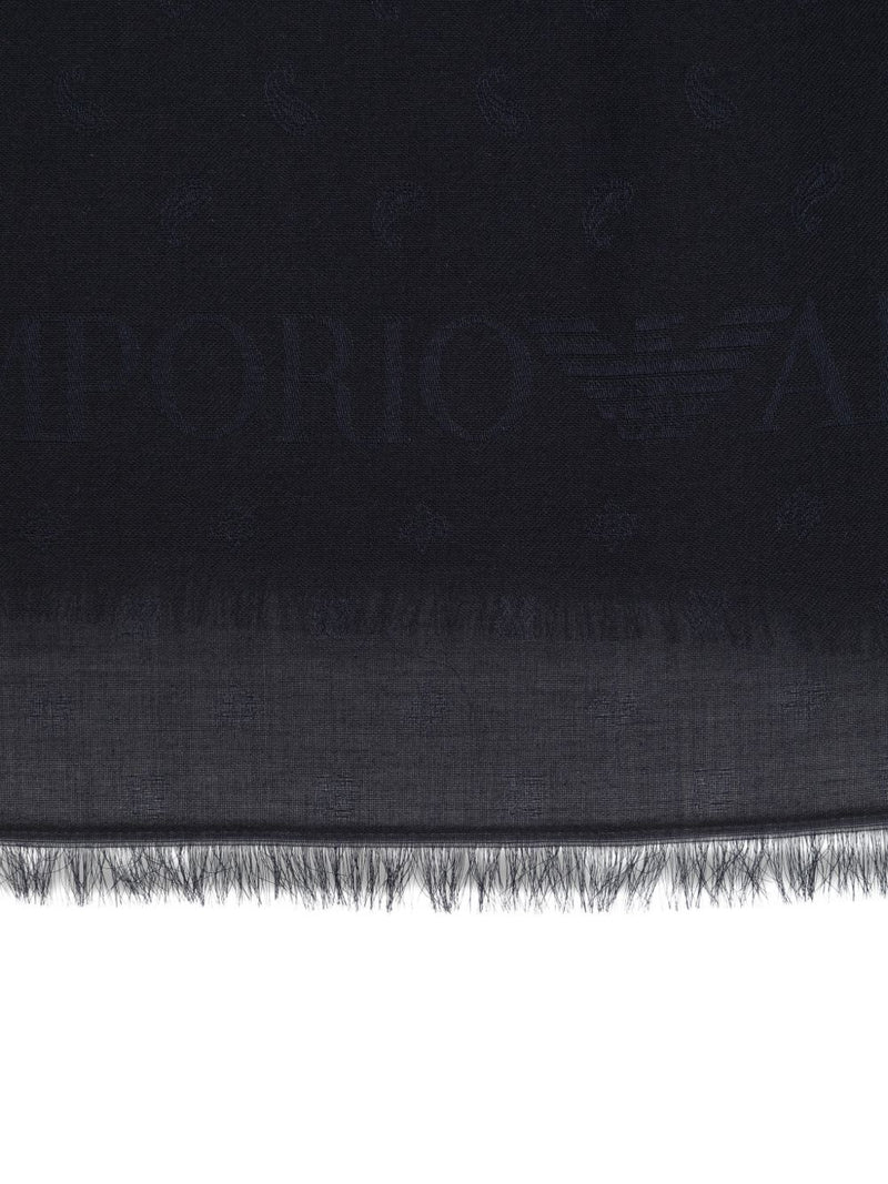 Emporio Armani Cotton blend scarf | Urbalenti™ NYC
