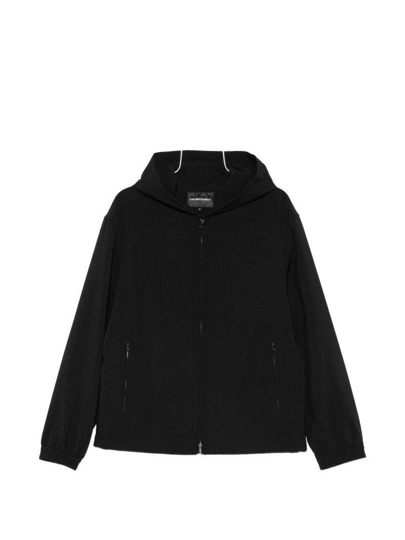 Emporio Armani Hooded blouson jacket | Urbalenti™ NYC
