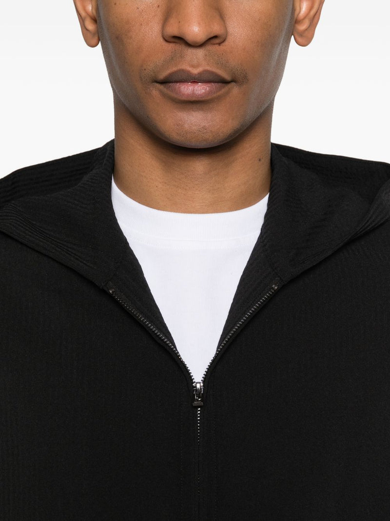 Emporio Armani Hooded blouson jacket | Urbalenti™ NYC