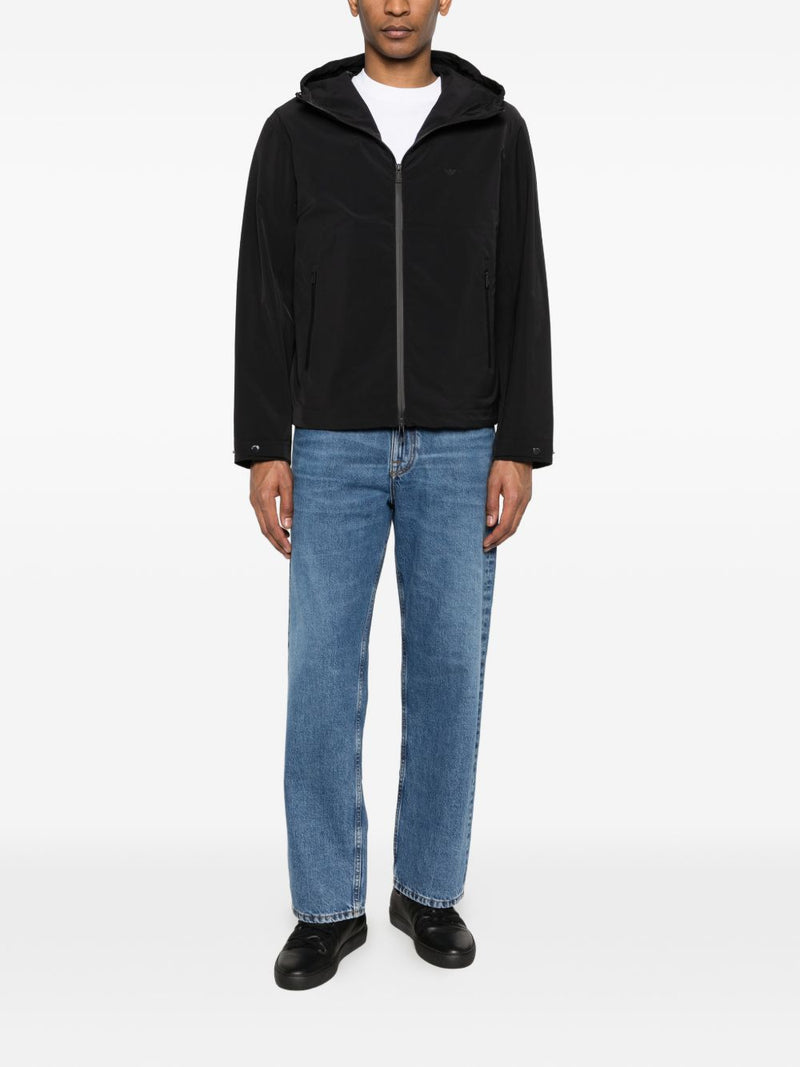 Emporio Armani Hooded blouson jacket | Urbalenti™ NYC