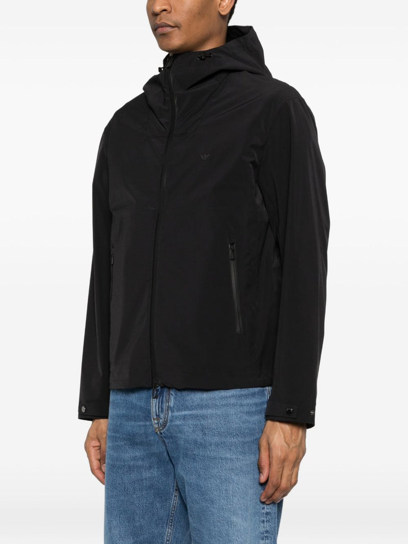 Emporio Armani Hooded blouson jacket | Urbalenti™ NYC