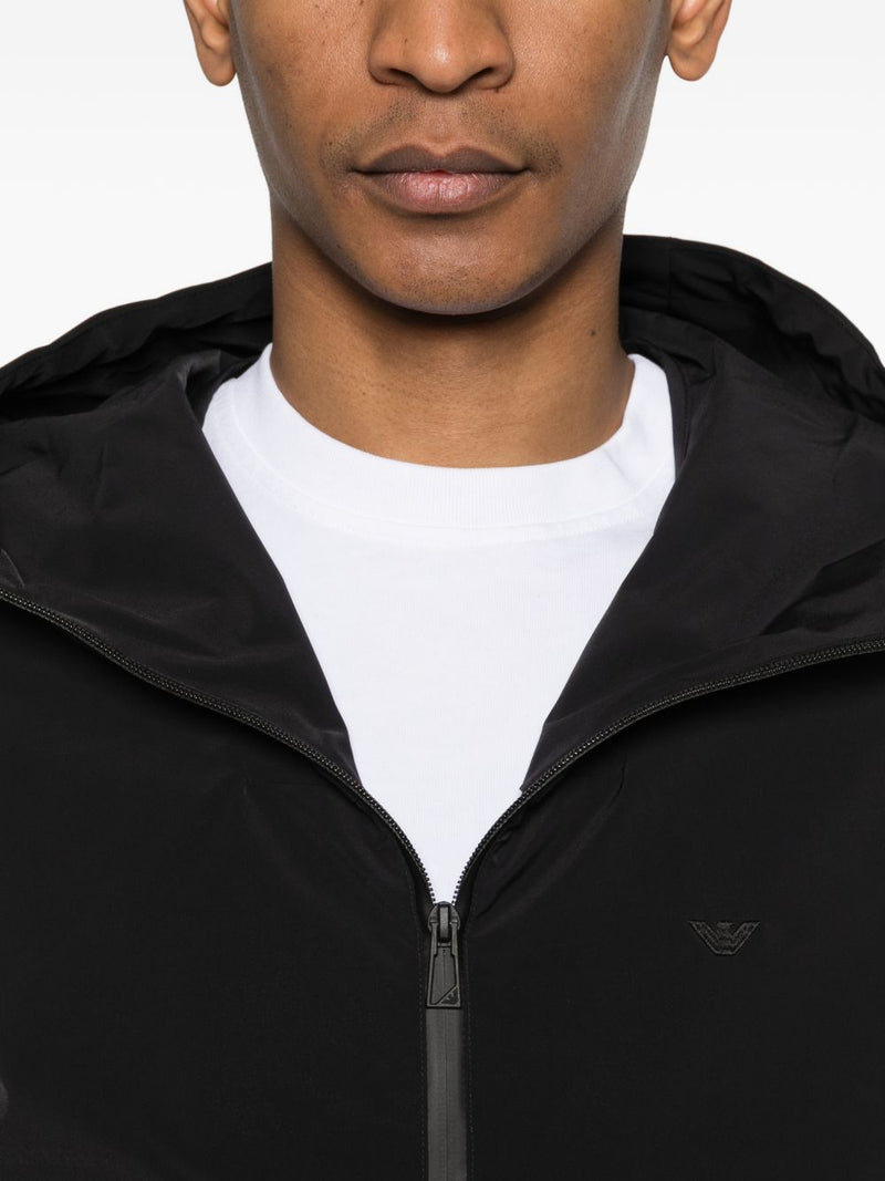 Emporio Armani Hooded blouson jacket | Urbalenti™ NYC