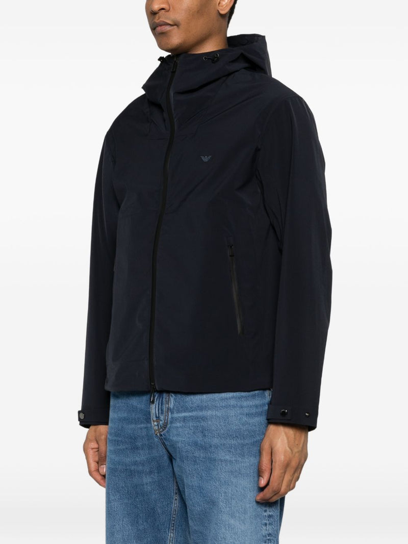 Emporio Armani Hooded blouson jacket | Urbalenti™ NYC