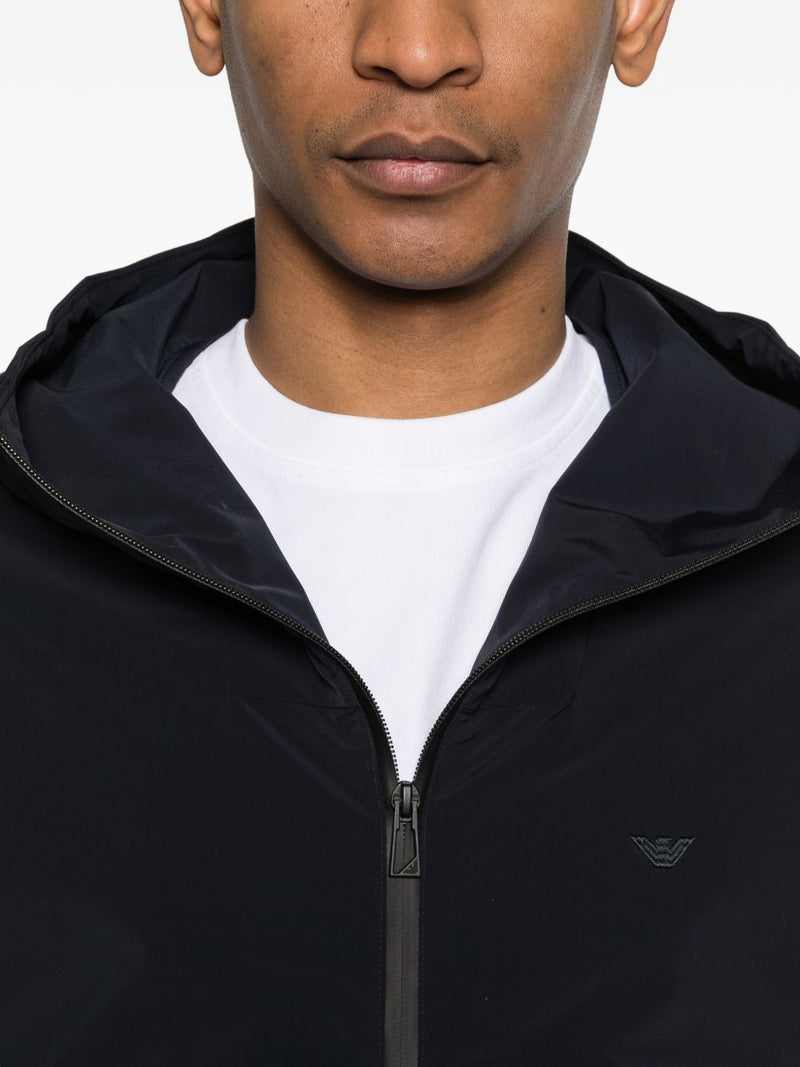 Emporio Armani Hooded blouson jacket | Urbalenti™ NYC