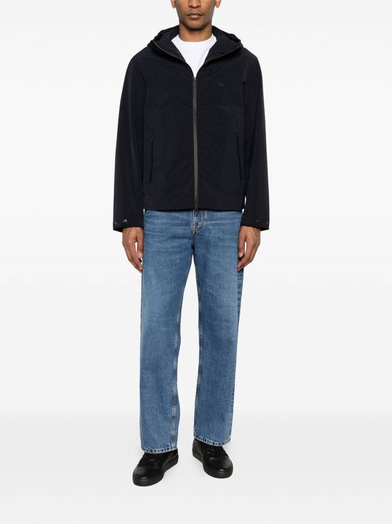 Emporio Armani Hooded blouson jacket | Urbalenti™ NYC
