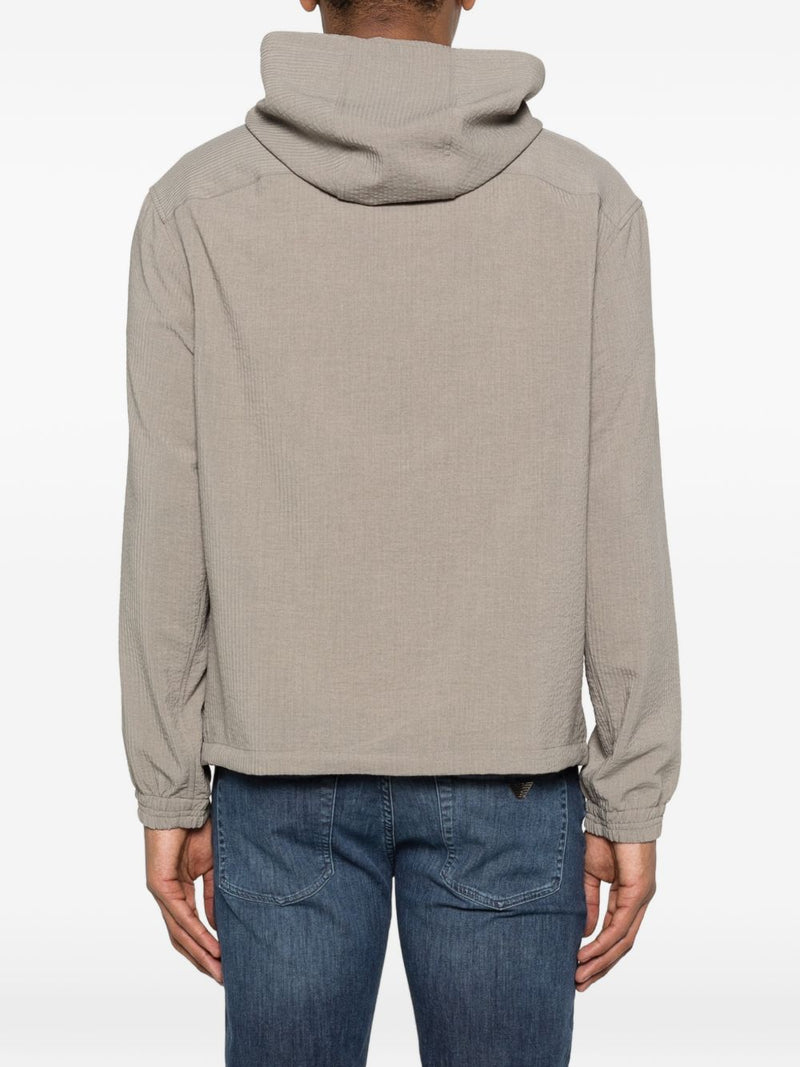 Emporio Armani Hooded blouson jacket | Urbalenti™ NYC
