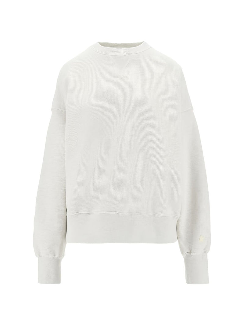 Golden Goose Cotton crewneck sweater | Urbalenti™ NYC