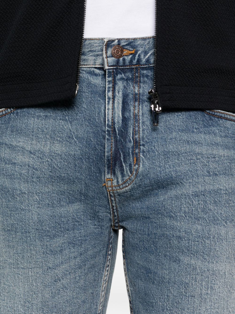 EMPORIO ARMANI EXCLUSIVE Denim cotton jeans | Urbalenti™ NYC