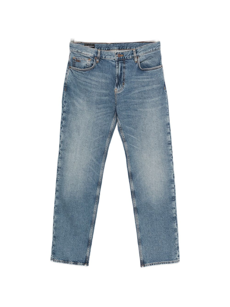 EMPORIO ARMANI EXCLUSIVE Denim cotton jeans | Urbalenti™ NYC