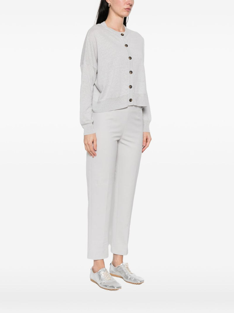 Base Base Linen and cotton blend cardigan
