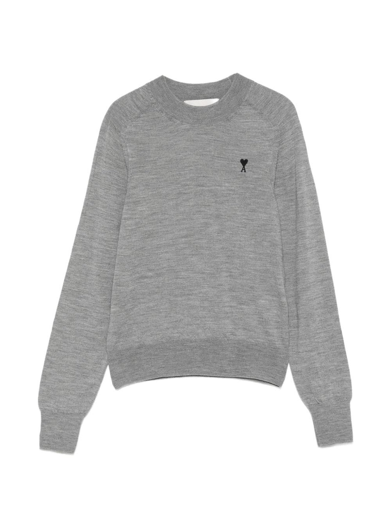 Ami Paris Ami De Coeur wool sweater | Urbalenti™ NYC