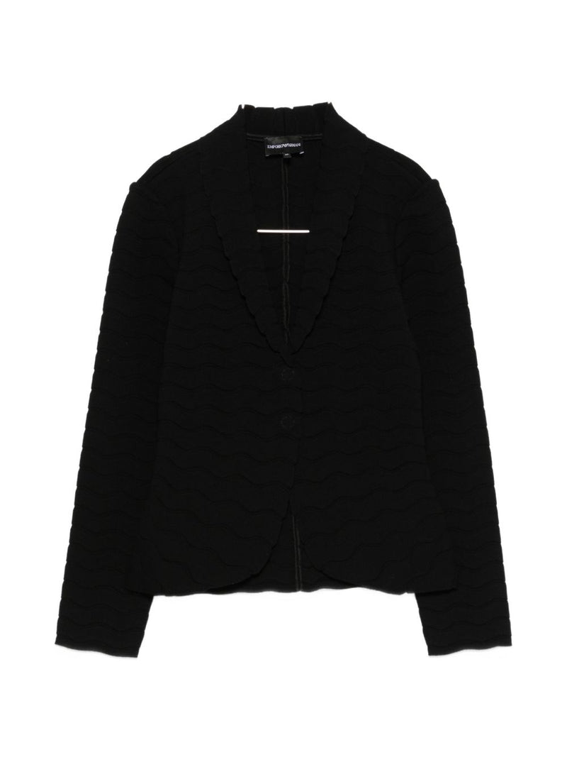 Emporio Armani Single-breasted blazer jacket | Urbalenti™ NYC