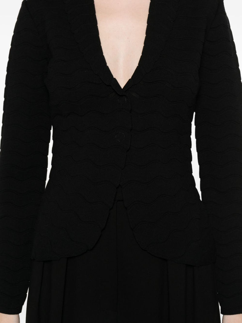 Emporio Armani Single-breasted blazer jacket | Urbalenti™ NYC