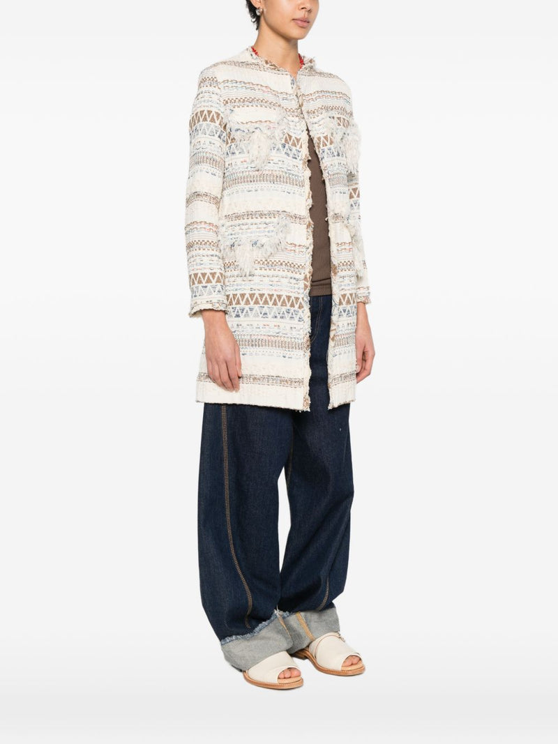 BYE Bye Cotton blend caban coat
