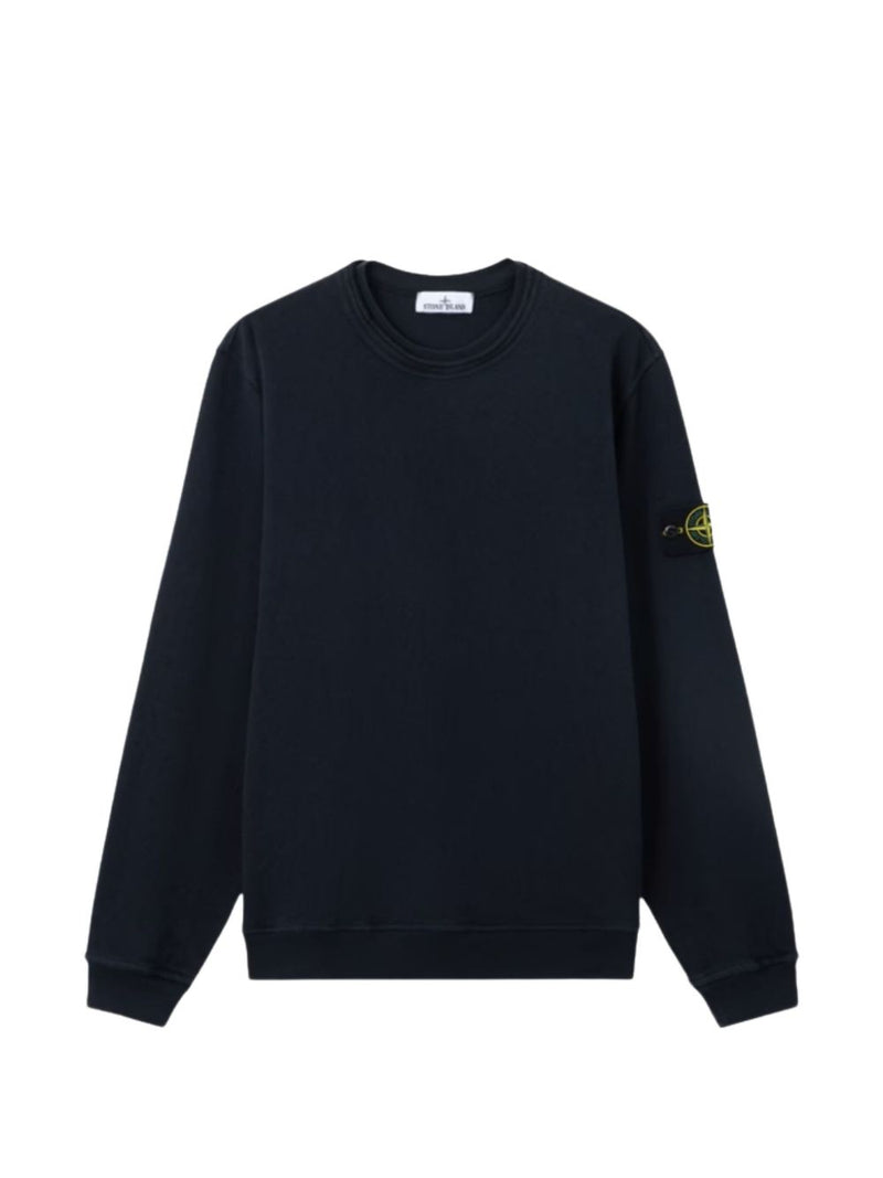 Stone Island Logo cotton sweatshirt | Urbalenti™ NYC