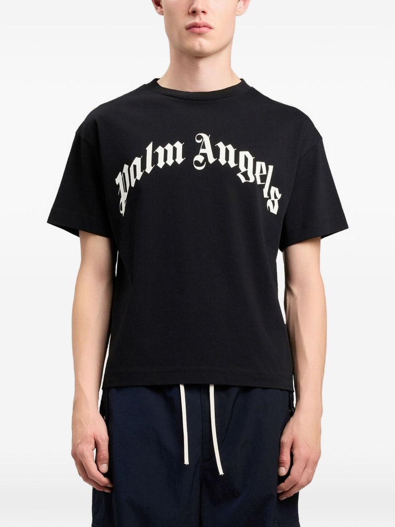 Palm Angels T-shirt cotton Logo cotton t-shirt | Urbalenti™ NYC