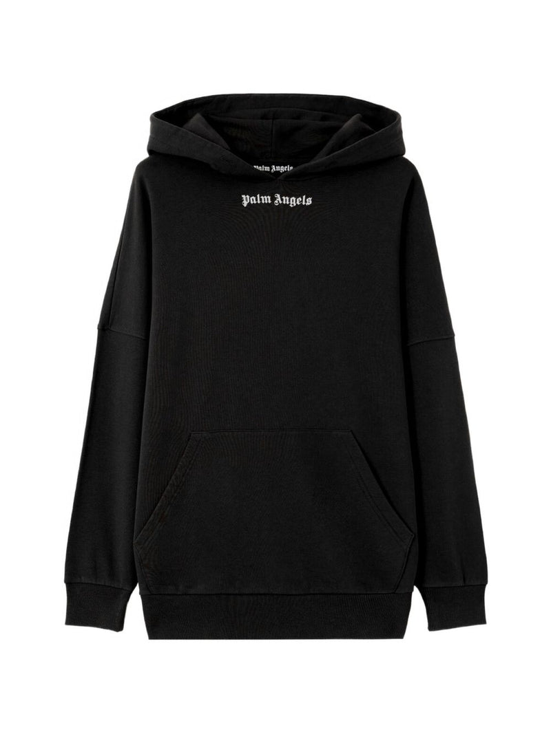 Palm Angels Logo cotton hoodie | Urbalenti™ NYC