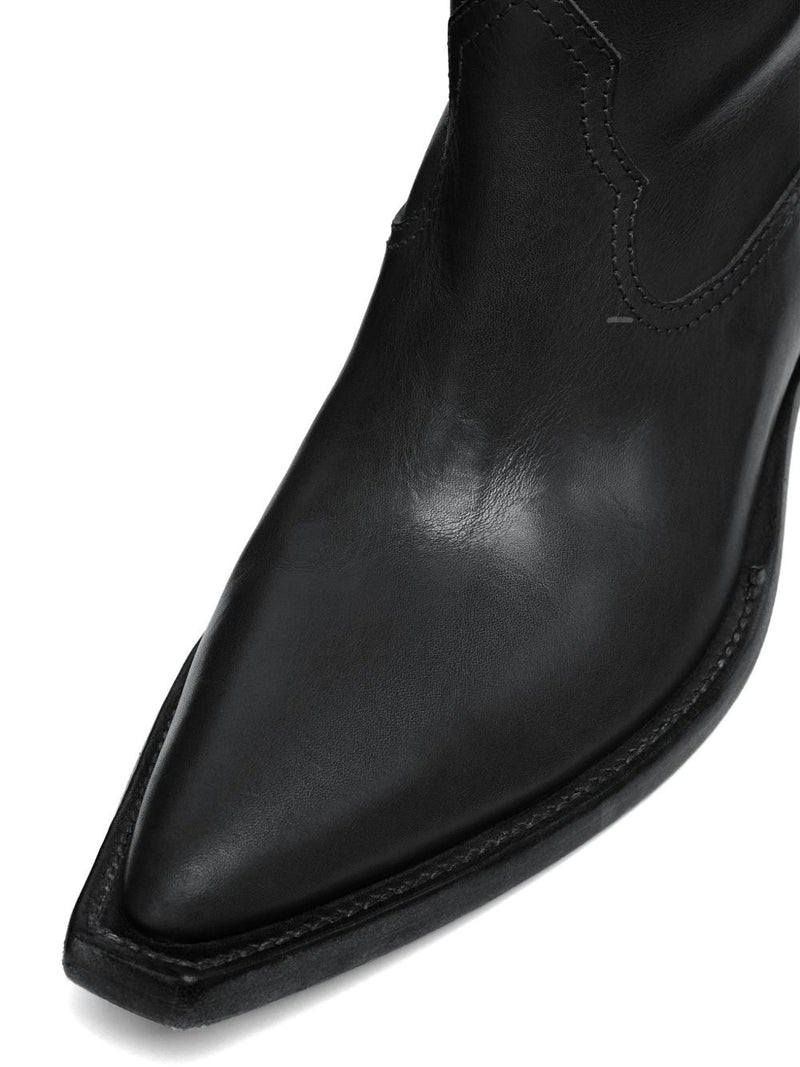Maison Margiela Leather western boots | Urbalenti™ NYC