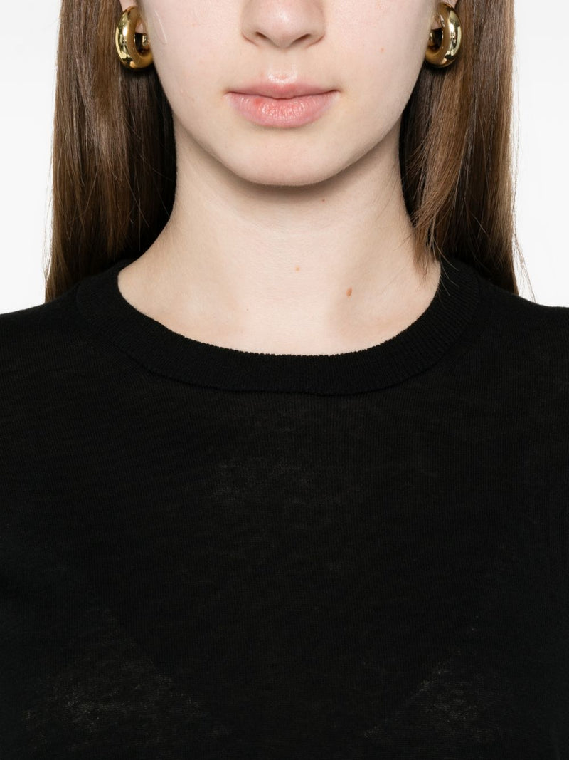 Ct Plage Ct Plage Cotton and silk crewneck sweater