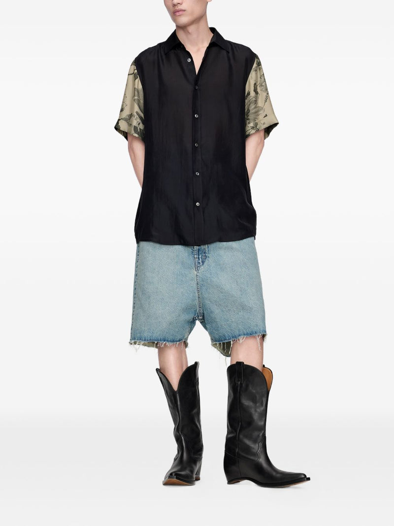 Maison Margiela Denim bermuda shorts | Urbalenti™ NYC