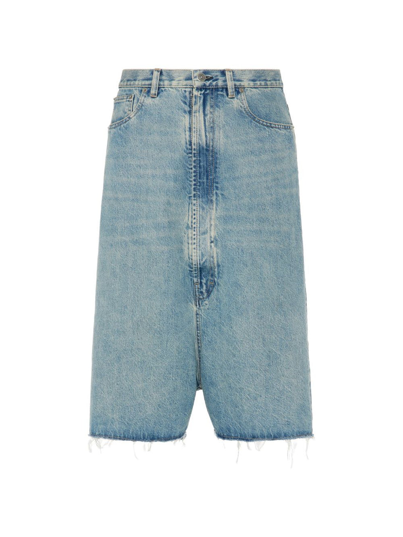 Maison Margiela Denim bermuda shorts | Urbalenti™ NYC