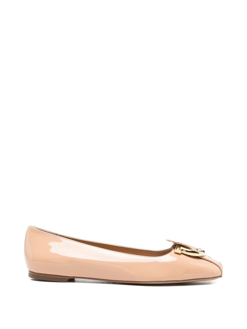 Ferragamo Leather ballets | Urbalenti™ NYC