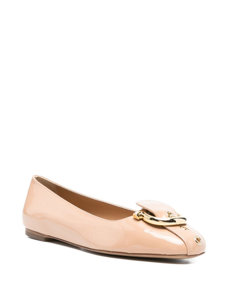 Ferragamo Leather ballets | Urbalenti™ NYC