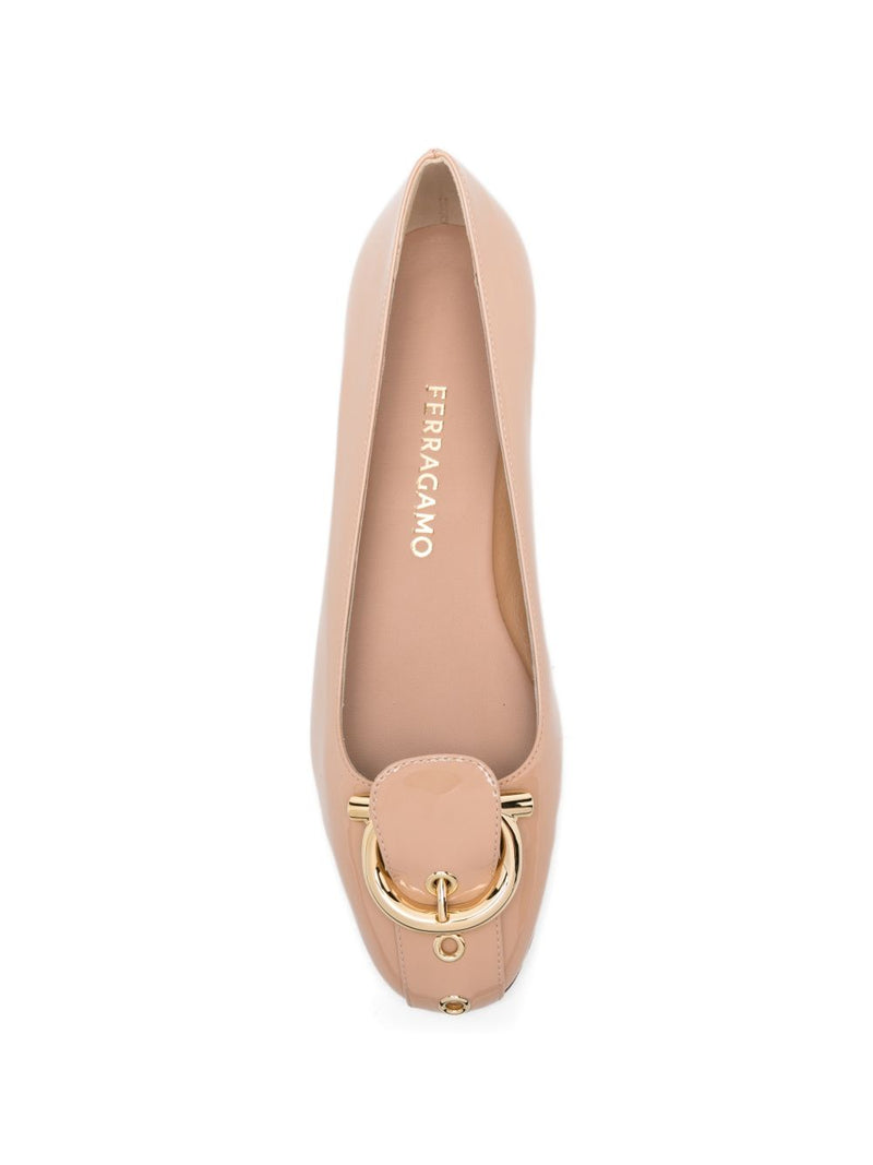 Ferragamo Leather ballets | Urbalenti™ NYC