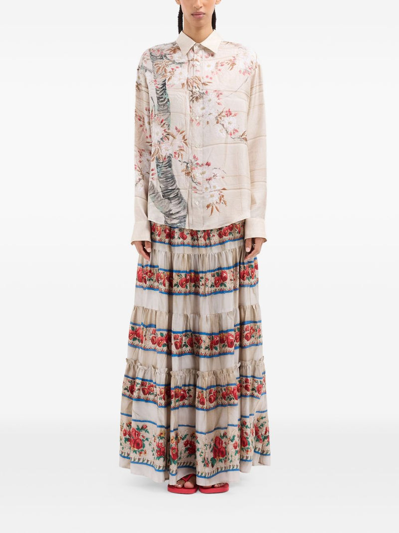 Pierre Louis Mascia Pierre Louis Mascia Printed silk shirt