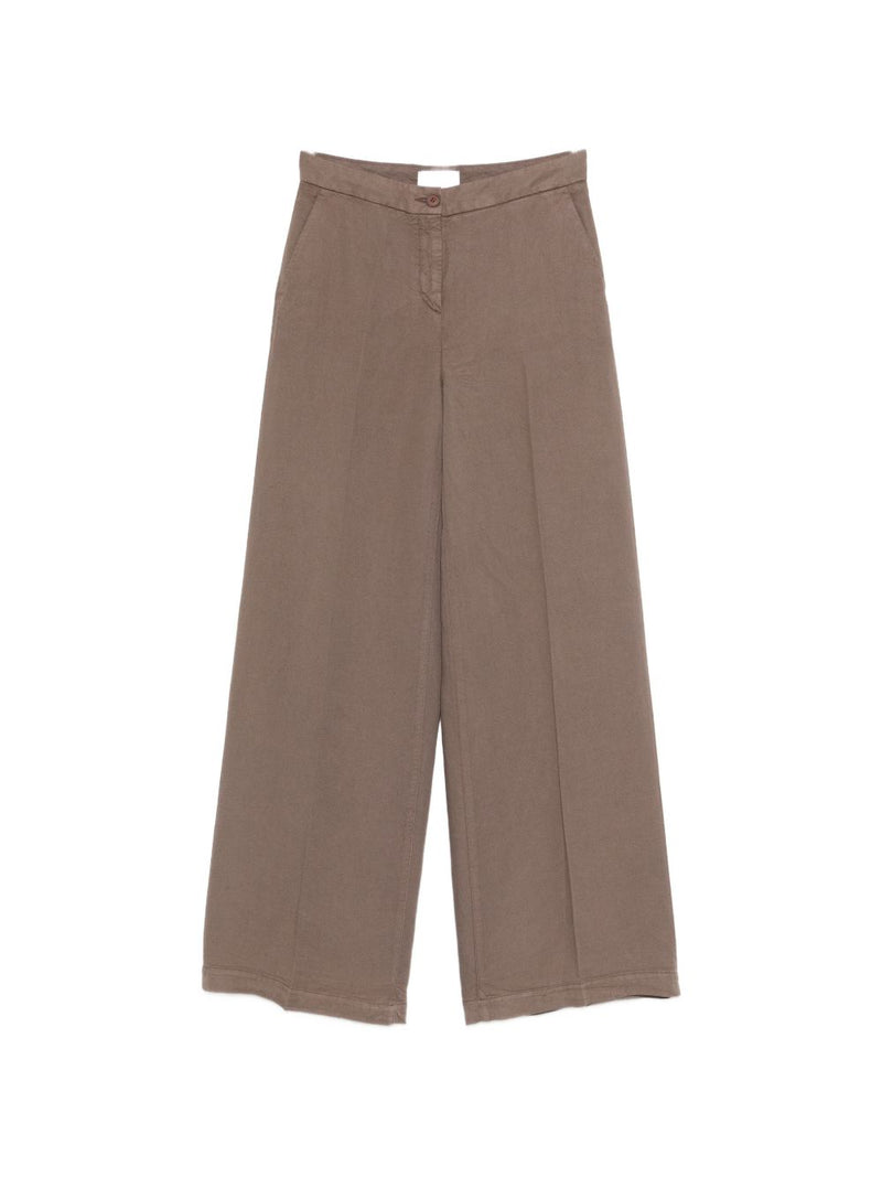 Via Masini 80 Via Masini 80 Linen wide-leg trousers