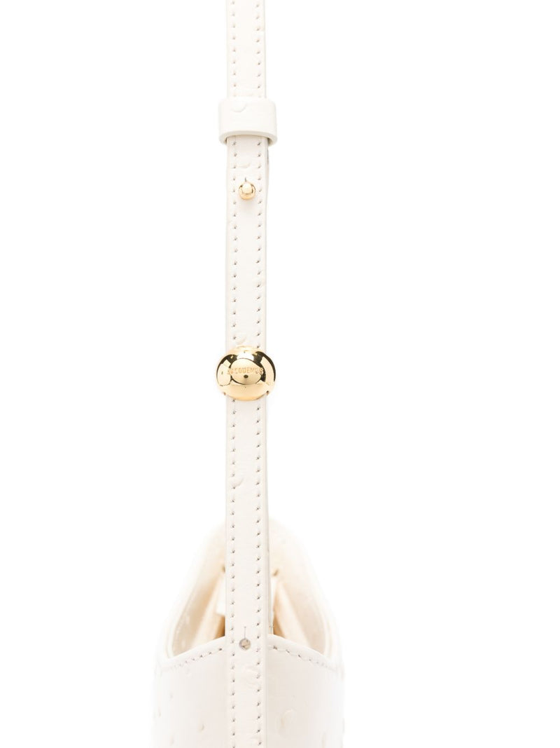 JACQUEMUS Le Petit Bisou leather shoulder bag | Urbalenti™ NYC